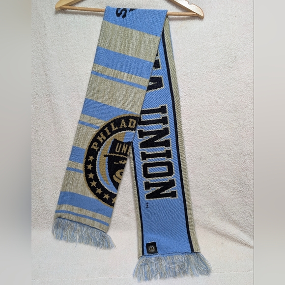 Philadelphia Union MLS Blue Scarf Adidas Philly Sports Team 2012 - Picture 2 of 9